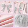 image:imageVIKITA Girls Summer Sleeveless Princess Tutu Dress for Birthday Party Wedding Flower Girl amp Celebrations Kids 310 YearsPink Gray