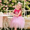 image:imageVIKITA Girls Summer Sleeveless Princess Tutu Dress for Birthday Party Wedding Flower Girl amp Celebrations Kids 310 YearsRose Pink