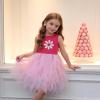 image:imageVIKITA Girls Summer Sleeveless Princess Tutu Dress for Birthday Party Wedding Flower Girl amp Celebrations Kids 310 YearsRose Pink