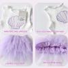 image:imageVIKITA Girls Summer Sleeveless Princess Tutu Dress for Birthday Party Wedding Flower Girl amp Celebrations Kids 310 YearsWhite Purple