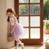 image:imageVIKITA Girls Summer Sleeveless Princess Tutu Dress for Birthday Party Wedding Flower Girl amp Celebrations Kids 310 YearsWhite Purple