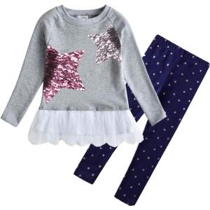 image:imageVIKITA girls clothes toddler outfits  little kids shirts amp leggings winter fashion clothing sets cute birthday giftsL3977f5588