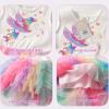 image:imageVIKITA Girls Summer Sleeveless Tutu Dress Cotton Top Colorful Tulle Skirt for Birthday Wedding Flower Girl 312 YearsWhite
