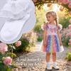 image:imageLittle Girls Rainbow Socks  3 Pairs Ruffle Lace Socks with Mesh Cotton Ankle Socks for 212 YearsWhite