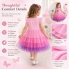 image:imageGirls Summer Tulle Party Dress  Gradient Tutu Dress with Sparkly Skirt Gifts for Birthday amp HolidaySh4829