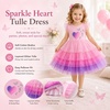 image:imageGirls Summer Tulle Party Dress  Gradient Tutu Dress with Sparkly Skirt Gifts for Birthday amp HolidaySh4829