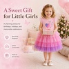 image:imageGirls Summer Tulle Party Dress  Gradient Tutu Dress with Sparkly Skirt Gifts for Birthday amp HolidaySh4829