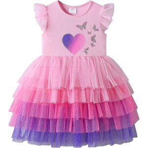 image:imageGirls Summer Tulle Party Dress  Gradient Tutu Dress with Sparkly Skirt Gifts for Birthday amp HolidaySh4829