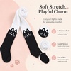 image:imageVIKITA Girls tights Cotton Leggings in Spring fall winter stripe socks for girls 38 yearsBlack White