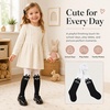 image:imageVIKITA Girls tights Cotton Leggings in Spring fall winter stripe socks for girls 38 yearsBlack White