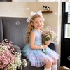 image:imageVIKITA Girls Tutu Dress Sleeveless Birthday Party Outfit for Girls 312 Years Summer Layered Tulle DressBlue
