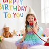 image:imageVIKITA Girls Tutu Dress Sleeveless Birthday Party Outfit for Girls 312 Years Summer Layered Tulle DressBlue Green