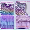 image:imageVIKITA Girls Tutu Dress Sleeveless Birthday Party Outfit for Girls 312 Years Summer Layered Tulle DressBlue Purple