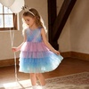 image:imageVIKITA Girls Tutu Dress Sleeveless Birthday Party Outfit for Girls 312 Years Summer Layered Tulle DressGreen