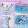 image:imageVIKITA Girls Tutu Dress Sleeveless Birthday Party Outfit for Girls 312 Years Summer Layered Tulle DressGreen