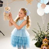 image:imageVIKITA Girls Tutu Dress Sleeveless Birthday Party Outfit for Girls 312 Years Summer Layered Tulle DressLight Blue