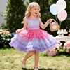 image:imageVIKITA Girls Tutu Dress Sleeveless Birthday Party Outfit for Girls 312 Years Summer Layered Tulle DressPink