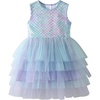 image:imageVIKITA Girls Tutu Dress Sleeveless Birthday Party Outfit for Girls 312 Years Summer Layered Tulle DressBlue