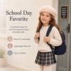 image:imageVIKITA Girls Winter Beret Hat  Toddler Soft Warm Wool ArtistCap for Kid Ages 28 Fall Winter Outfit AccessoryBeige