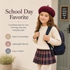 image:imageVIKITA Girls Winter Beret Hat  Toddler Soft Warm Wool ArtistCap for Kid Ages 28 Fall Winter Outfit AccessoryBurgundy