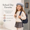 image:imageVIKITA Girls Winter Beret Hat  Toddler Soft Warm Wool ArtistCap for Kid Ages 28 Fall Winter Outfit AccessoryGray