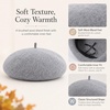 image:imageVIKITA Girls Winter Beret Hat  Toddler Soft Warm Wool ArtistCap for Kid Ages 28 Fall Winter Outfit AccessoryGray