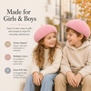 image:imageVIKITA Girls Winter Beret Hat  Toddler Soft Warm Wool ArtistCap for Kid Ages 28 Fall Winter Outfit AccessoryPink