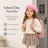 image:imageVIKITA Girls Winter Beret Hat  Toddler Soft Warm Wool ArtistCap for Kid Ages 28 Fall Winter Outfit AccessoryPink