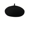 image:imageVIKITA Girls Winter Beret Hat  Toddler Soft Warm Wool ArtistCap for Kid Ages 28 Fall Winter Outfit AccessoryBlack