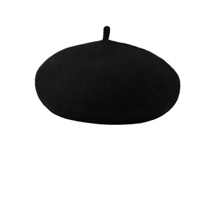 image:imageVIKITA Girls Winter Beret Hat  Toddler Soft Warm Wool ArtistCap for Kid Ages 28 Fall Winter Outfit AccessoryBlack