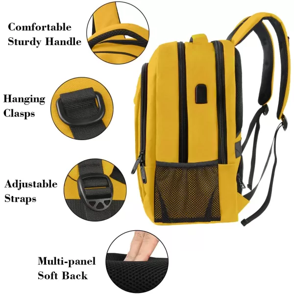 MATEIN 156 inch Laptop Backpack Cute Slim Computer Travel Backpack with USB Port Carry On Casual Daypack Bag Gifts for Women Teacher Nurse PinkYellow