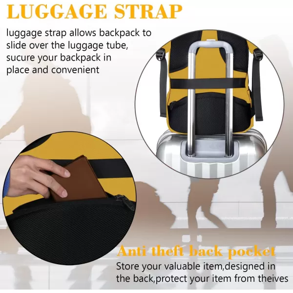 MATEIN Beige Laptop Backpack 156 Inch Lightweight Sturdy Bag for College Supplies with USB Charging Port Water Resistant Anti Theft Travel Computer Daypack Fashion Work Nurse Bag Gift for WomenYellow