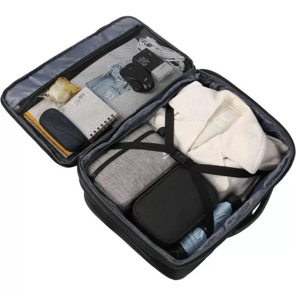 MATEIN Travel Backpack Personal Item Size Carry on Backpack for Airplanes Simple Backpack with Trolley Sleeve Gifts for International Travelers 35L Peacock BlueBlack