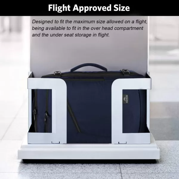 MATEIN Travel Backpack Personal Item Size Carry on Backpack for Airplanes Simple Backpack with Trolley Sleeve Gifts for International Travelers 35L Peacock BlueBlue