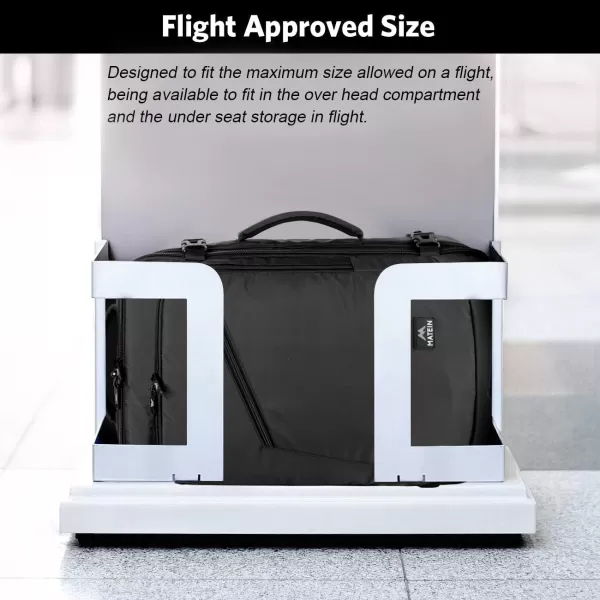 MATEIN Travel Backpack Personal Item Size Carry on Backpack for Airplanes Simple Backpack with Trolley Sleeve Gifts for International Travelers 35L Peacock BlueBlack