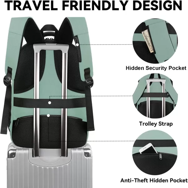 MATEIN Travel Backpack for Women Expandable 156 inch Laptop Backpack with USB Charging Port Large Anti Theft Business Computer Bag Water Resistant College Backpack Gift for Women Men PurpleCyan