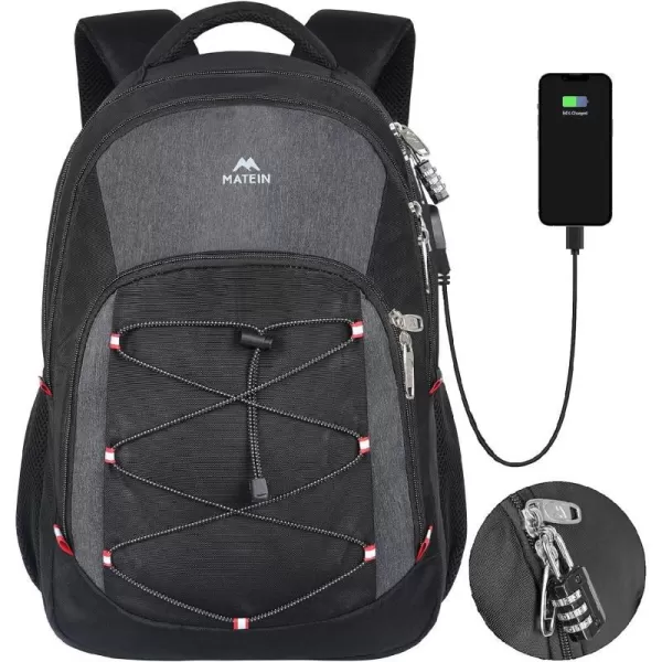 MATEIN Hiking Backpack Men 30L Water Resistant Lightweight Daypack Anti Theft Travel Outdoor Sports Backpack with LockMATEIN Hiking Backpack Men 30L Water Resistant Lightweight Daypack Anti Theft Travel Outdoor Sports Backpack with Lock