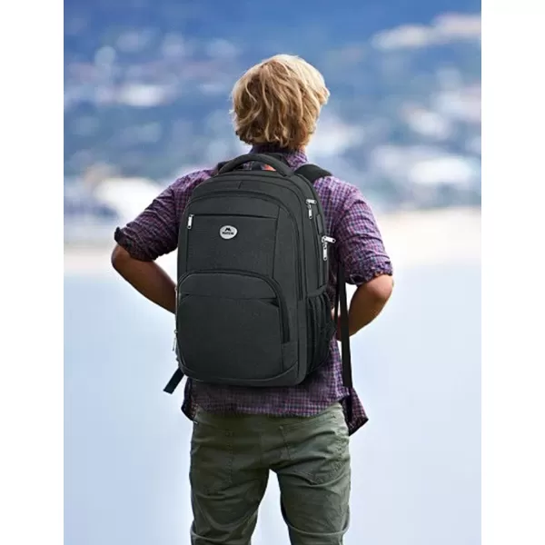 MATEIN Travel Laptop Backpack for Men Water Resistant AntiTheft Bag with USB Charging Port Fits 156 Inch Computer Sturdy Work Business Backpacks for Men Women Gifts Lightweight Casual Daypack156inchBlack