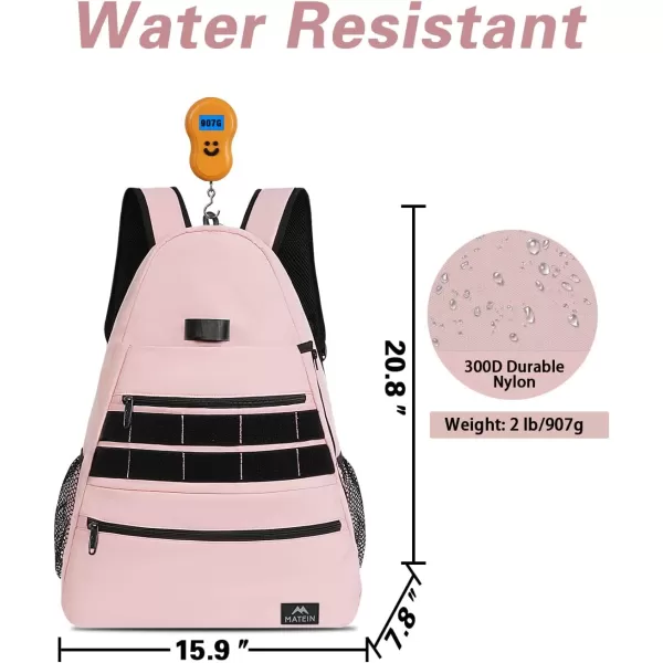 Tennis Bags for Men amp Women Large Waterproof Durable Tennis Backpack with Ventilated Shoe Compartment Hold Tennis Racket Pickleball Paddles Badminton Rackets and Balls Accessories Tennis Gift BagsPink