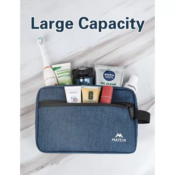 Toiletry Bag for Men 2 Packs Waterproof Dopp Kit Bathroom Shaving Bag for Toiletries Small Accessories Small Cosmetics amp Makeup Organizer for TravelingBlue