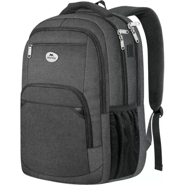 MATEIN Travel Laptop Backpack for Men Water Resistant AntiTheft Bag with USB Charging Port Fits 156 Inch Computer Sturdy Work Business Backpacks for Men Women Gifts Lightweight Casual Daypack156inchBlack