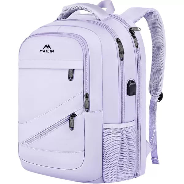 MATEIN School Laptop Backpack Extra Large TSA Friendly College Computer Bookbag with Laptop Compartment Fits 17 Inch Notebook Water Resistant Business Work Travel Bag Graduation Gifts for Men WomenPurple