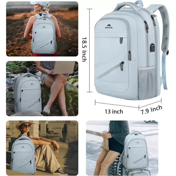 MATEIN School Laptop Backpack Extra Large TSA Friendly College Computer Bookbag with Laptop Compartment Fits 17 Inch Notebook Water Resistant Business Work Travel Bag Graduation Gifts for Men WomenBlue