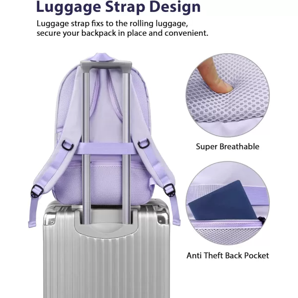 MATEIN School Laptop Backpack Extra Large TSA Friendly College Computer Bookbag with Laptop Compartment Fits 17 Inch Notebook Water Resistant Business Work Travel Bag Graduation Gifts for Men WomenPurple