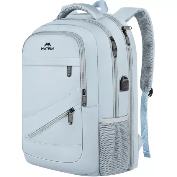 MATEIN School Laptop Backpack Extra Large TSA Friendly College Computer Bookbag with Laptop Compartment Fits 17 Inch Notebook Water Resistant Business Work Travel Bag Graduation Gifts for Men WomenBlue