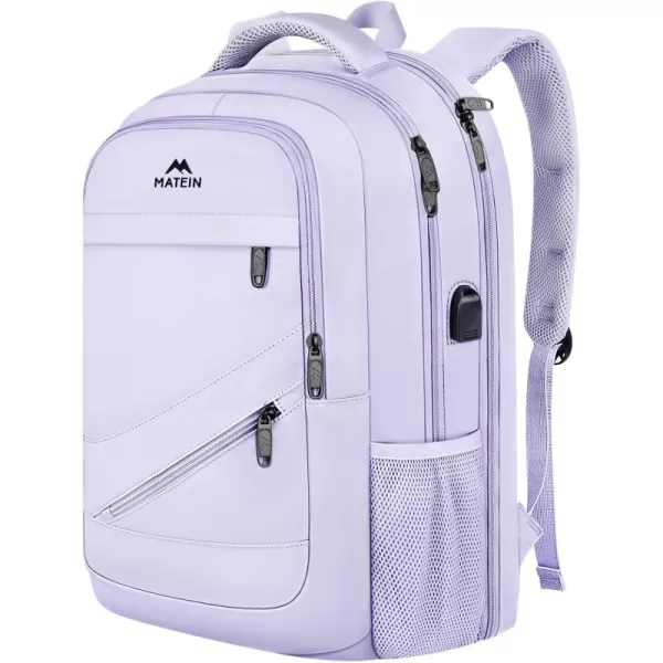MATEIN School Laptop Backpack Extra Large TSA Friendly College Computer Bookbag with Laptop Compartment Fits 17 Inch Notebook Water Resistant Business Work Travel Bag Graduation Gifts for Men WomenPurple