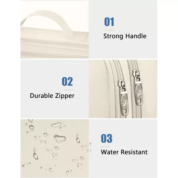 imageMATEIN Electronics Organizer Travel Case Water Resistant Cable Organizer Bag for Travel Essentials Tech Gifts for Men Storage Bag as Accessories for Phone Cord Tablet BlackWhite