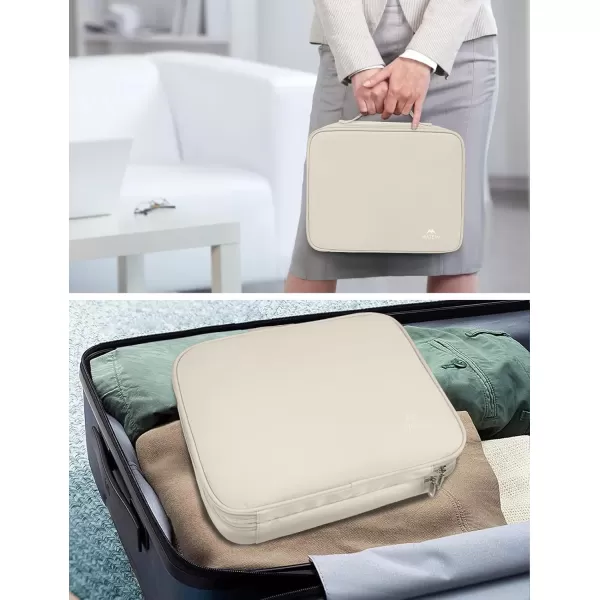 imageMATEIN Electronics Organizer Travel Case Water Resistant Cable Organizer Bag for Travel Essentials Tech Gifts for Men Storage Bag as Accessories for Phone Cord Tablet BlackWhite