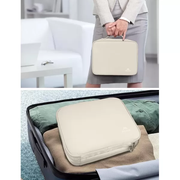 imageMATEIN Electronics Organizer Travel Case Water Resistant Cable Organizer Bag for Travel Essentials Tech Gifts for Men Storage Bag as Accessories for Phone Cord Tablet BlackWhite