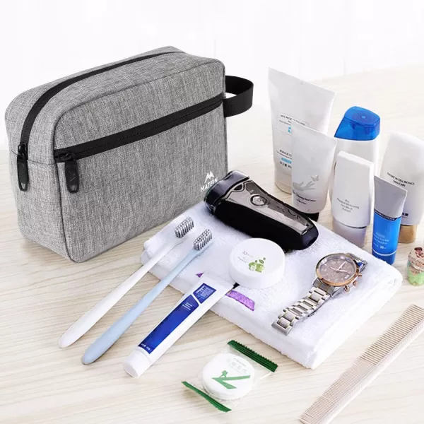 imageMATEIN Toiletry Bag for Men 2 Packs Waterproof Dopp Kit Bathroom Shaving Bag for Toiletries Small Accessories Small Cosmetics ampamp Makeup Organizer for Traveling